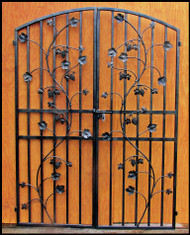 Iron Wine Cellar Door - Double Charlotte Grapevine - 60 inches wide