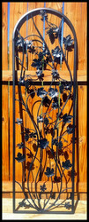 Artistic Grapevine Iron Wine Cellar Door 24" X 80"
