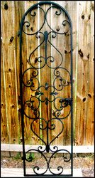 Forged Scroll Iron Wine Cellar Door 24" by 80"