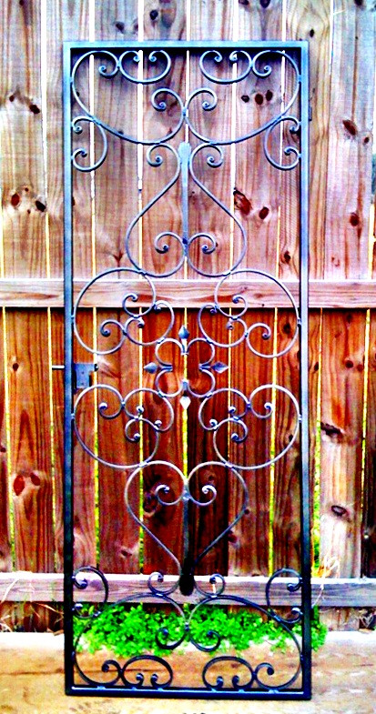 Forged Scroll Iron Wine Cellar Door 30 By 80 Leos Iron Wine