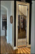 Iron Wine Cellar Door - Contemporary Styling - Custom Liquor Cabinet or Liquor Room Door. Lock up your liquors like Scotch, Bourbon, Whiskey, and Wines in style. Create a room just for your booze and keep things safe.