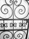 Scalloped Scroll Iron Wine Cellar Door