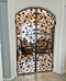 Artistic Grapevine Iron Wine Cellar Double Door