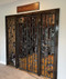 Artistic Grapevine Iron Wine Cellar Double Door Wall