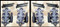 Heavy duty decorative hinges and lag bolts for installation.