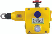 GLHL - Heavy Duty Right Rope Switch IdeSafe - 4NC 2NO - M20 - Die-Cast w/E-Stop & LED