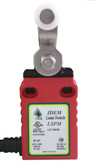 LSPM-RL-E Roller Lever Mini Limit Switch - 1NC 1NO Snap - 2M Cable End - Composite