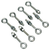 Eyebolt 84mm - Type 316 Stainless Steel (8 Pack)