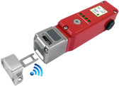 KLM-Z - RFID Locking Tongue Switch - 2NC 2NO - 24 VDC/AC - QCM12-8 - Composite w/SS Head - Lid Only Release w/Heavy Duty Actuator