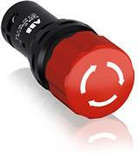 Operator - E-Stop Twist to Reset Red 30mm Mushroom Head w/Reset Key - 2NC - 22mm