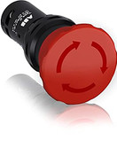 Operator - E-Stop Illuminated Twist to Reset Red 32mm Mushroom Head w/Reset Key - 1NC 1NO - 22mm