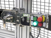 UGB2-KLT-SS-RFID-RR - Universal Gate Box w/Rear Release - 2 Station - Stainless Steel - No Override - M20