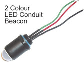 Beacon - LED Red/Green - 230 VAC - 1/2" NPT