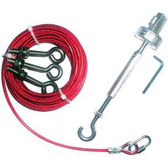 Rope Kit - 5M (16 Ft) Red - Galvanized