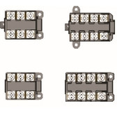 Contact Block - 3 Pole 2NC/1NO Slow Break - End Holes w/Tip