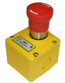 ES-P E-Stop Station - 2NC 1NO - 1/2"/M20 KO - Composite Enclosure
