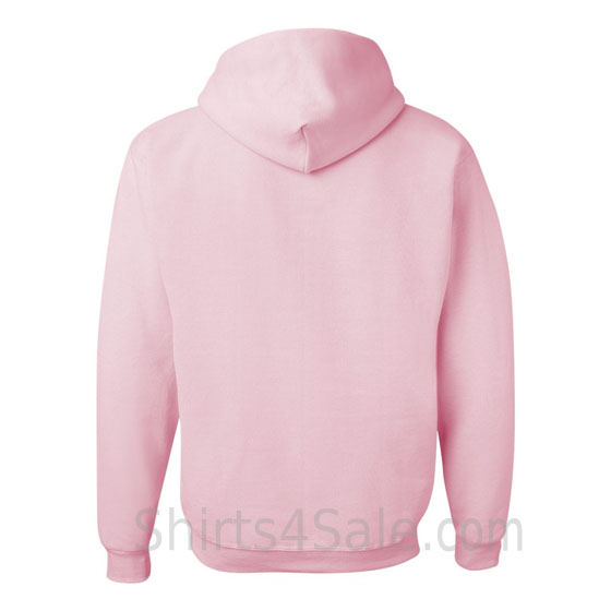 Light Pink hooded sweatshirt back view