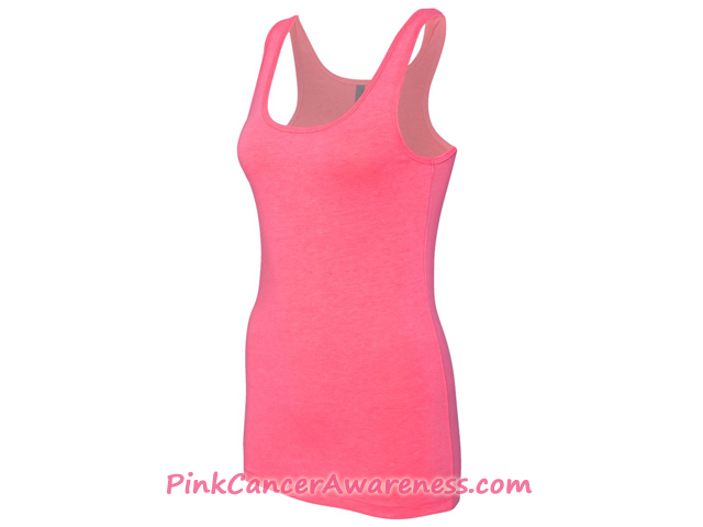 Ladies' The Jersey Tank - Pink Side View