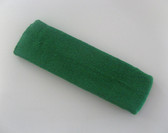 Large green sports sweat headband pro