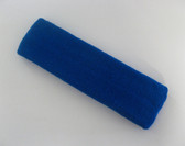 Large blue sports sweat headband pro