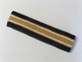 Navy gold with white lines basketball headband pro
