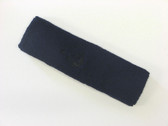 Navy custom head band sports sweat terry