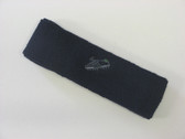 Navy custom sport sweat headband terry