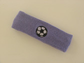 Lavender custom headband sports sweat terry