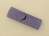 Lavender custom headbands sports sweat terry