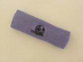 Lavender custom sport headbands sweat terry