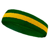 Green yellow green headbands sports pro
