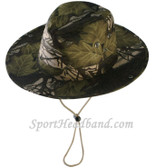 Mossgreen Hunting Camouflage Bucket Hat Safari Style