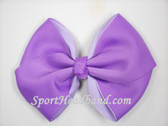 Lavender 2Tone Hair Bow with Clip