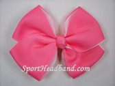 Pink 2Tone Hair Bow with Clip