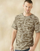 Adult Camouflage 100% Cotton Short Sleeve T-Shirt