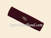 Maroon custom terry head band sports sweat