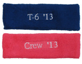 Customized / Embroidery (Number, Text, Logo) Plain head sweatbands