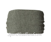Eco Grey Polyester Wider Headband Head Wrap(1 Piece)