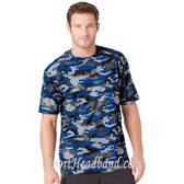 Sport Adult Unisex Short Sleeve Camo Tee Shirt