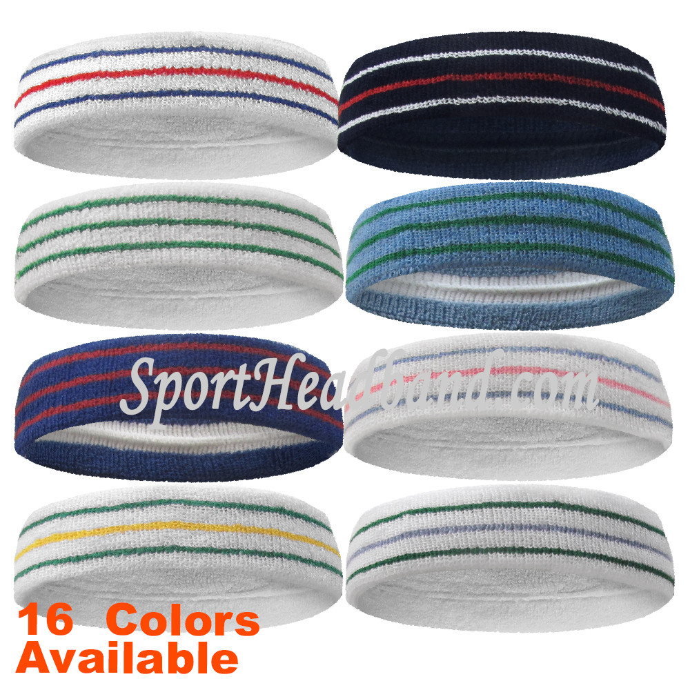 Solid White Athletic Headband