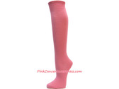 Pink Cancer awareness Knee Socks