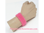 Pink Cheap Cancer Awareness 1inch Wrist Band, 1PIECE