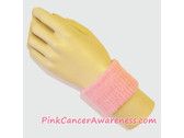 Light Pink Cheap Cancer awareness 2.5 inch Wrist Band, 1PC