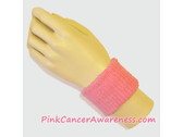 Pink Cheap Cancer awareness 2.5 inch Wrist Band, 1PC