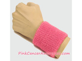 Pink Cancer Awareness 3 inch Cheap Wristband, 1PC