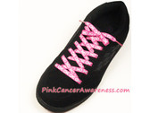 Pink Breast Cancer Awareness Ribbon Shoe Laces 1PAIR