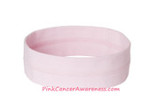 Light Pink Breast Cancer Awareness Nylon Head Band