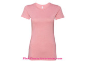 Heather Pink Ladies' Short Sleeve Jersey T-Shirt
