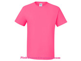 Neon Pink Heavyweight Blend 50/50 T-Shirt