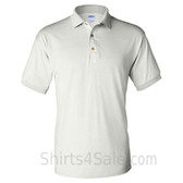 White Dry Blend Jersey mens Sport polo shirt